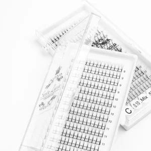 5D-пучкові вії мікс довжин для нарощування (товщина 0.07mm)