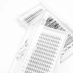 4D-пучкові вії мікс довжин для нарощування (товщина 0.07mm)